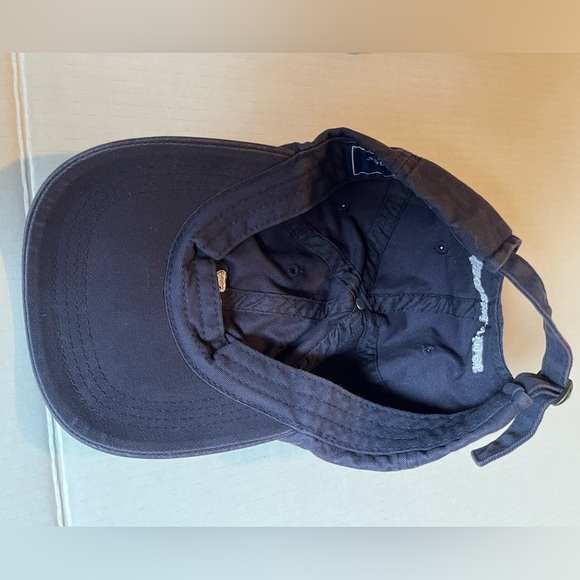 Vineyard Vines Dark Blue Hat with Pink Logo - Picture 7 of 10